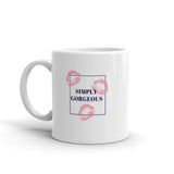 Simply Gorgeous Bicycle Mug White